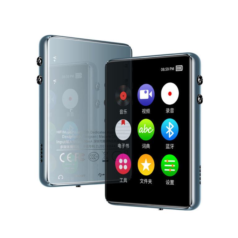 Mp3 Player with Bluetooth Tengsen 2.8″ Touchscreen X62 Silvery